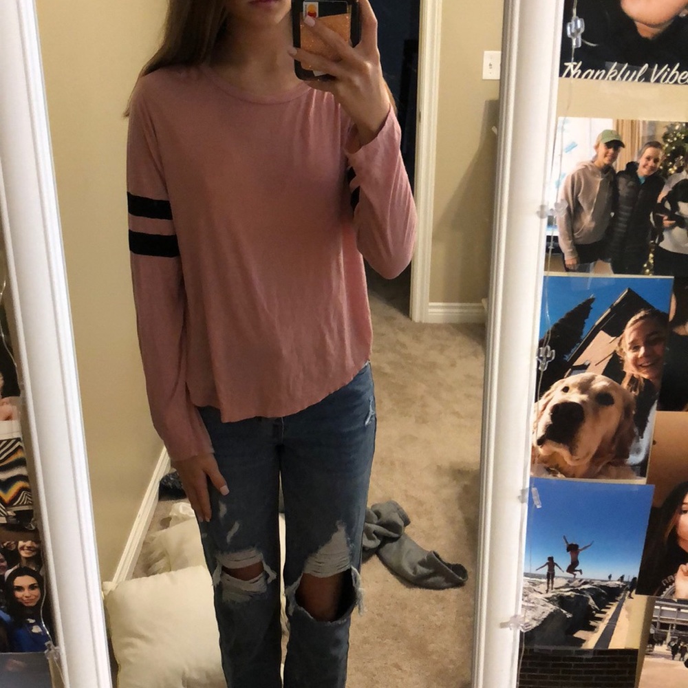 Rosy pink long sleeve